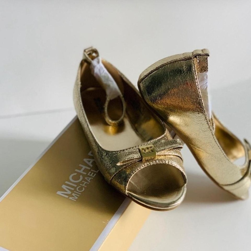 Michael Kors Girls Gold Sandals